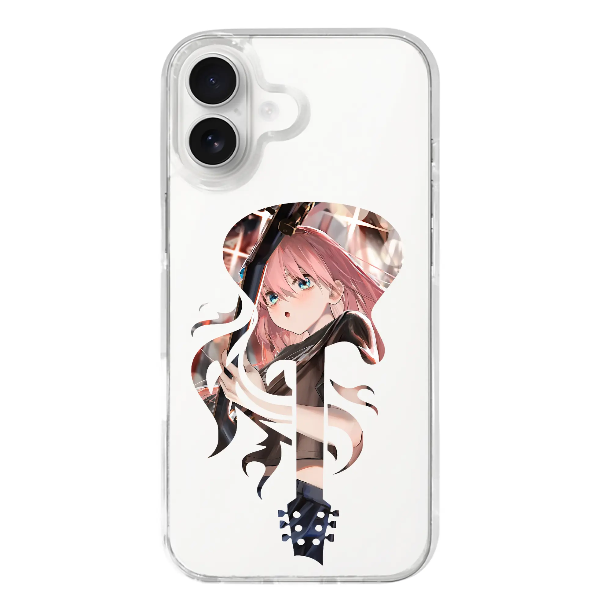 ぼっちざろっく！ グッズ,後藤ひとり - iPhone 17シリーズ 透明スマホケース – 薄型・耐衝撃・精密フィット保護カバー